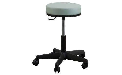 Oakworks Premium Low Height Medical Stool – TerraTouch Upholstery – Adjustable Rolling Clinical Stool