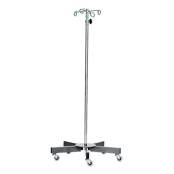 AcralMed Stainless Steel 5 Leg IV Pole