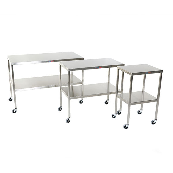 Acral Med Instrument/Back Table with Shelf
