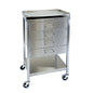 AcralMed Stainless Steel Anesthesia Cart with Removable Tray