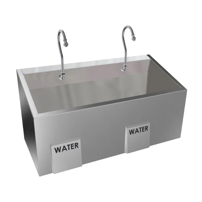 MAC Medical Dual Scrub Sink with Infrared Water & Eye Wash Station — Reconditioned